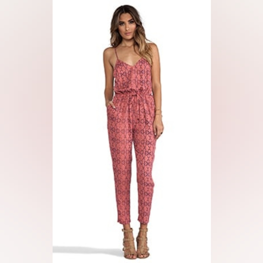 FREE PEOPLE Sunset Romper / Jumpsuit in Tomato